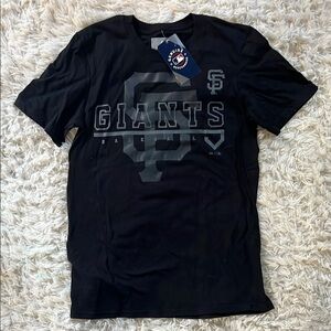 Giants Baseball Black T-Shirt